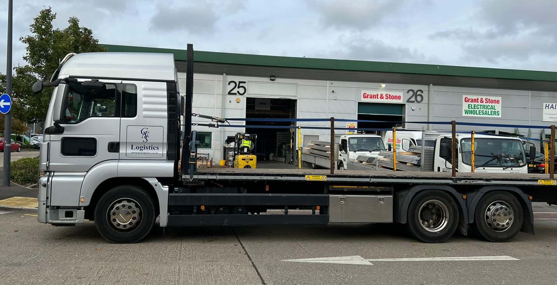 Flatbed For Hire from GNS Logistics transport Waltham Abbey London and Essex
